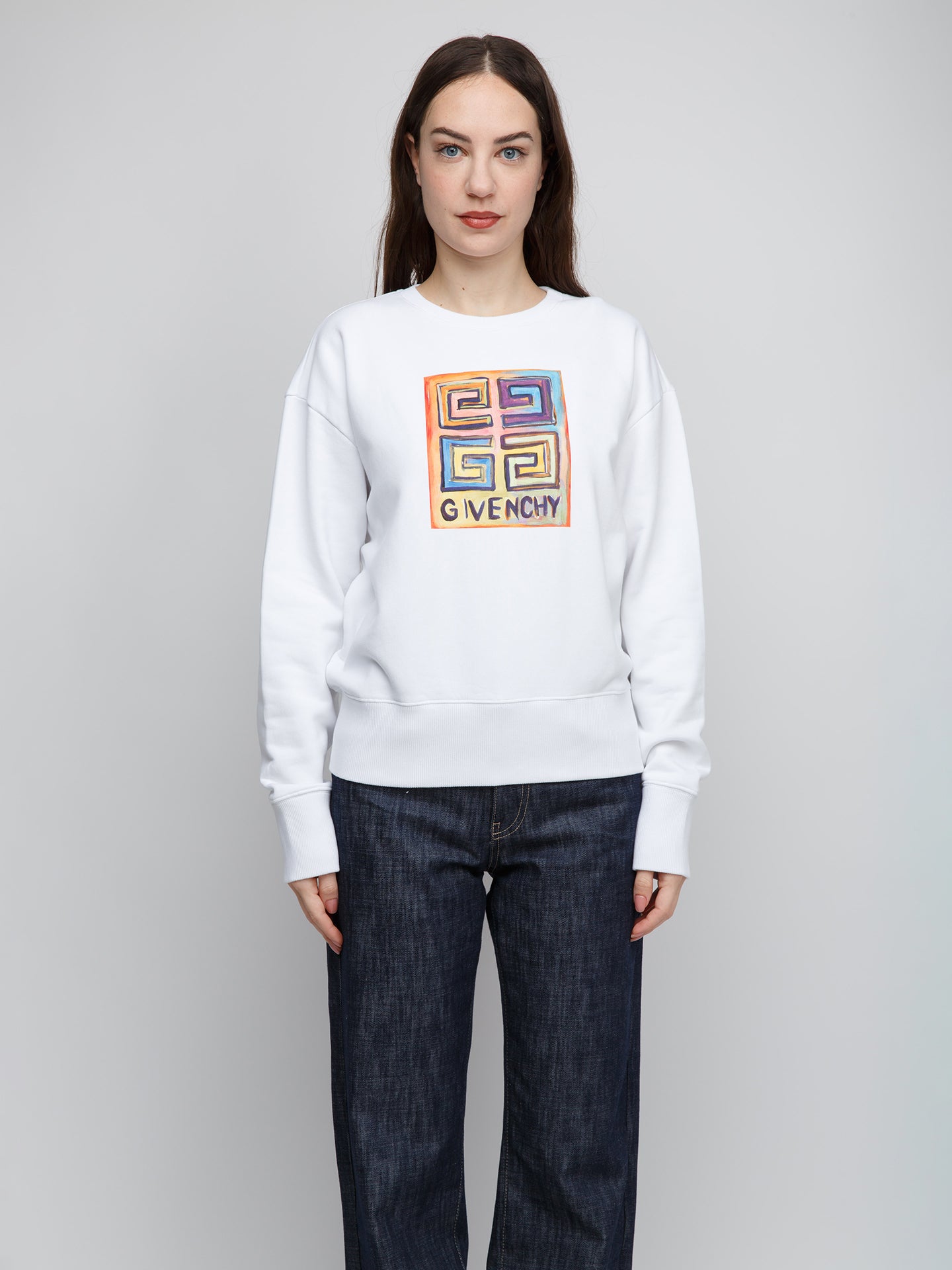Givenchy Weißes Baumwoll-Sweatshirt