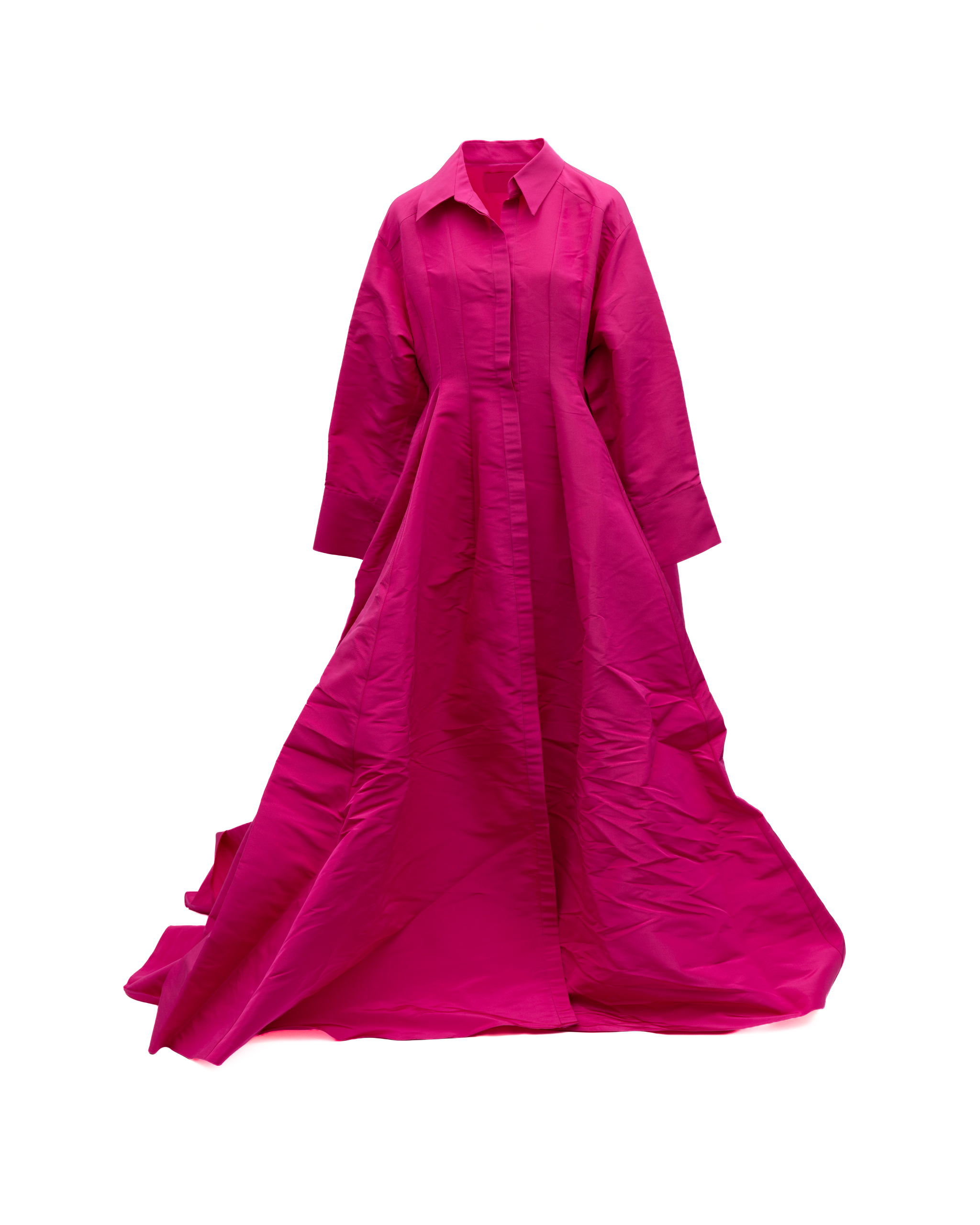 Valentino Garavani Maxi-Kleid in Oversized-Passform, Pink