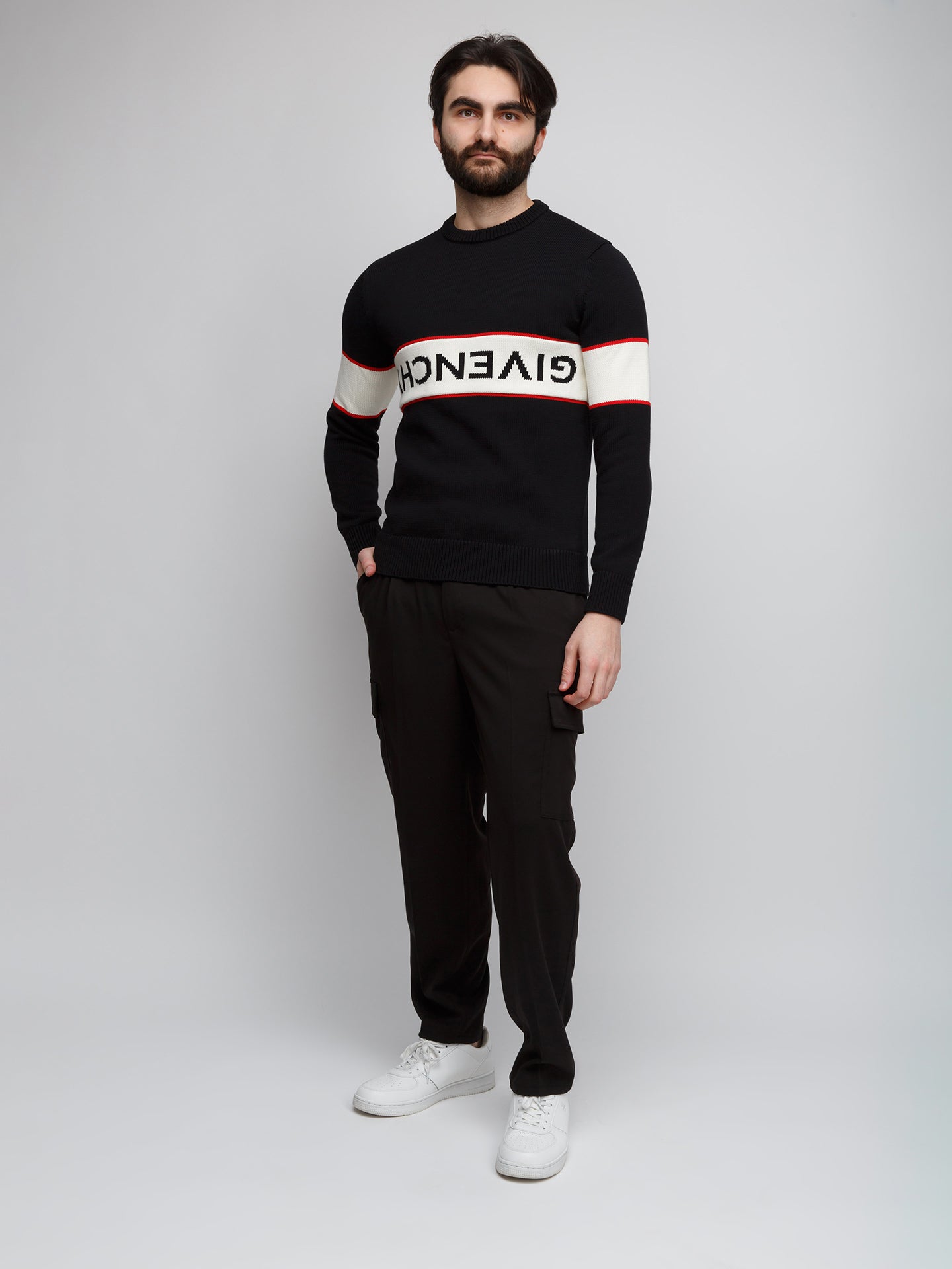 Givenchy Schwarzer Baumwoll-Sweatshirt