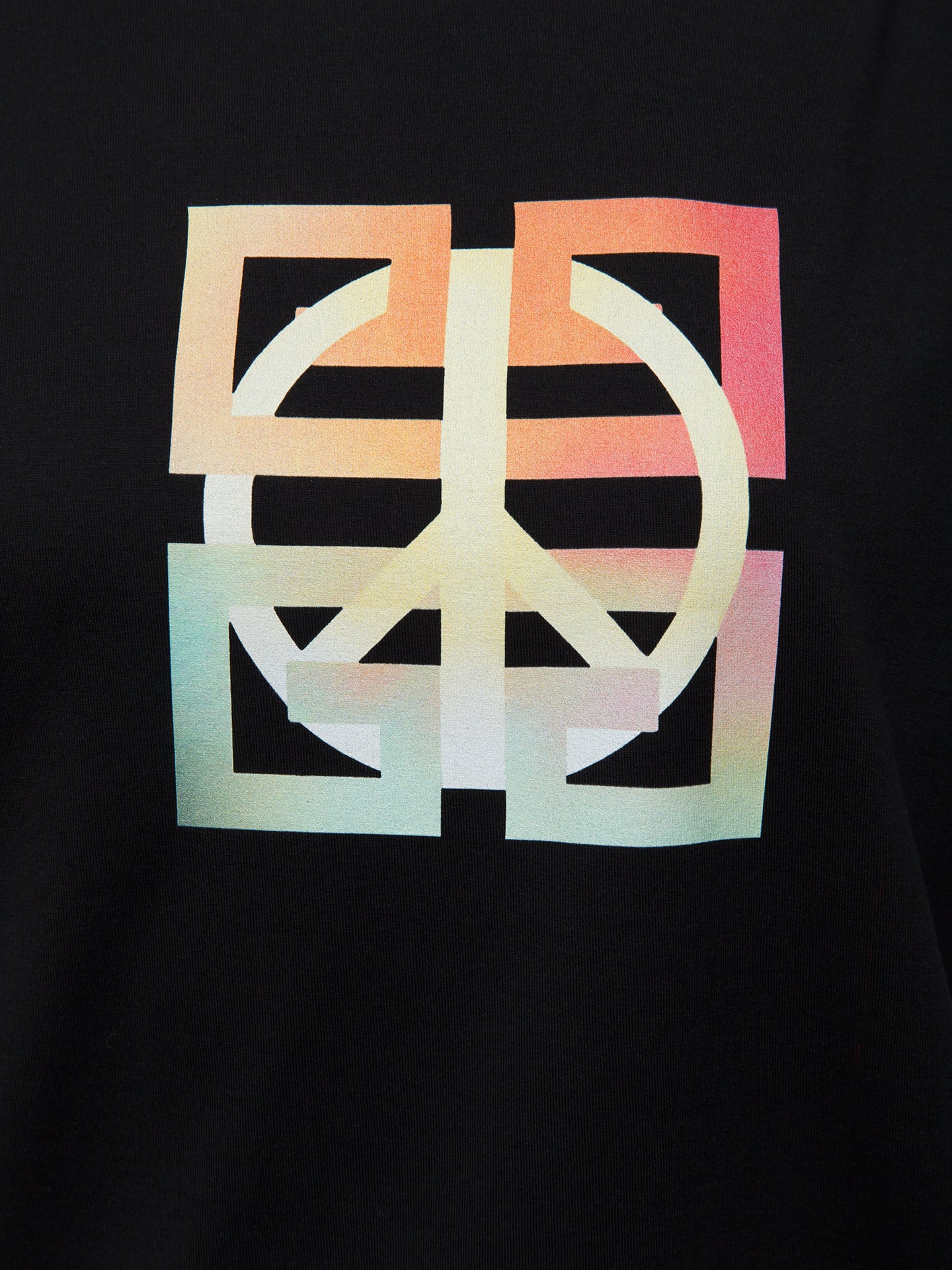 Givenchy Schwarzes Baumwoll-T-Shirt
