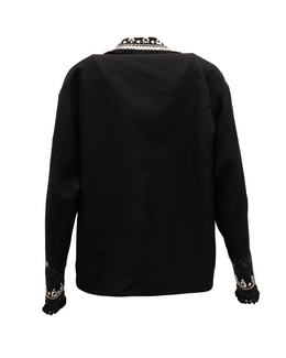 Valentino Garavani Schwarze Jacke mit Verzierungen