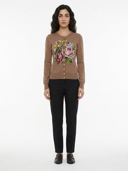 Dolce & Gabbana Mehrfarbige Strickjacke aus Polyamid