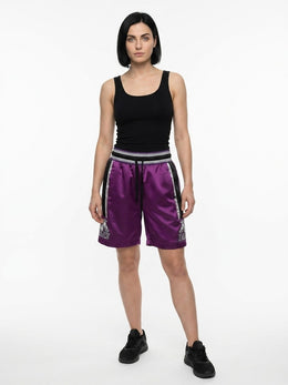Dolce & Gabbana Lila Polyester-Bermudashorts