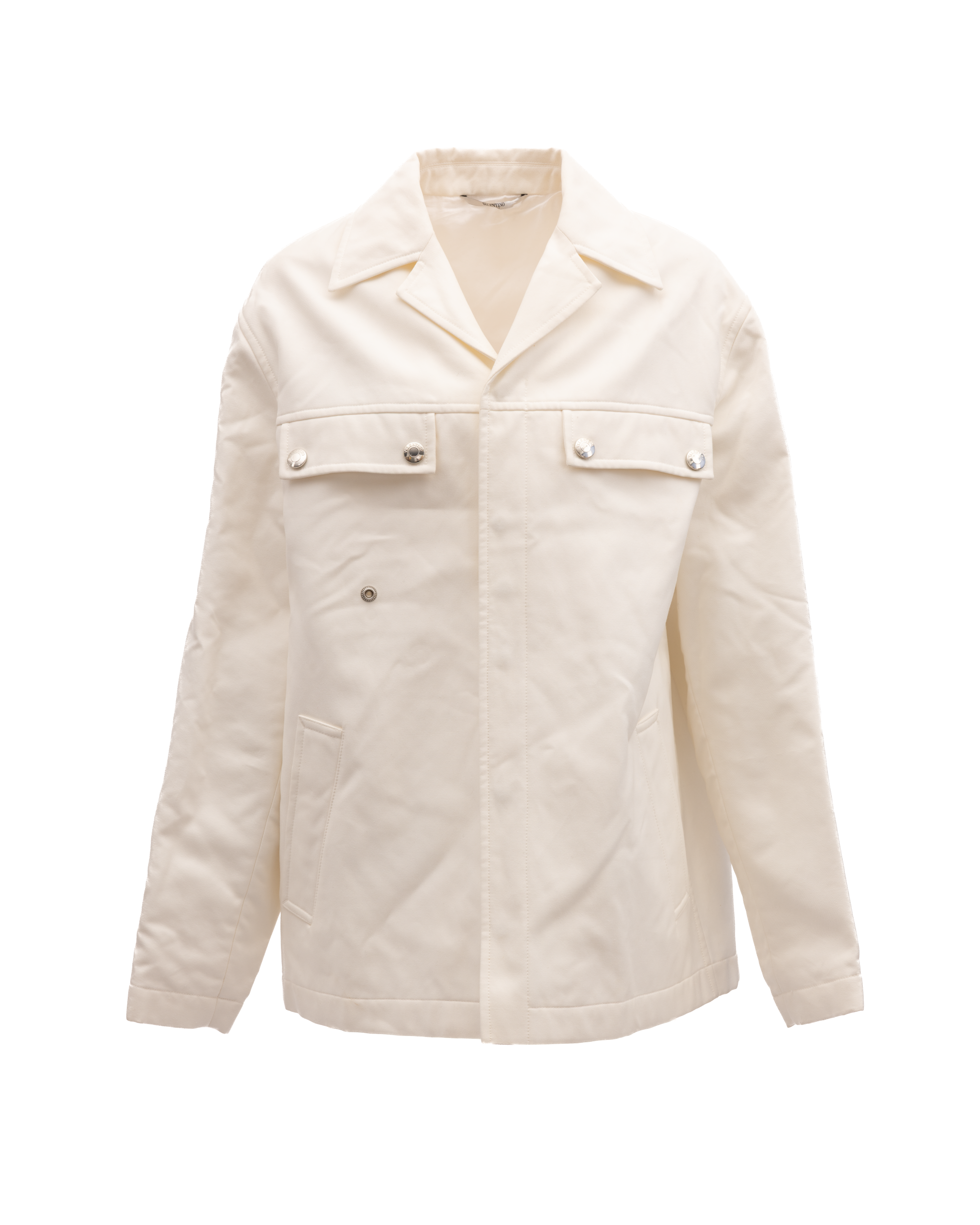 Valentino Garavani Ivory Oversized Hemdjacke