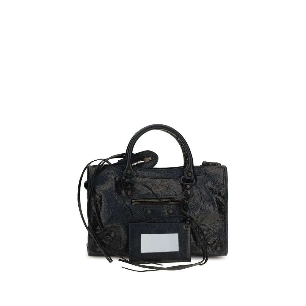 Balenciaga Handtasche aus schwarzem Lammleder (Ovis Aries)