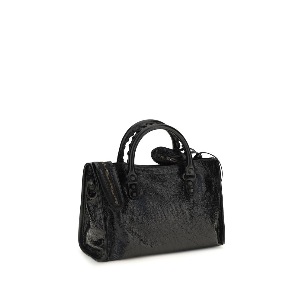 Balenciaga Handtasche aus schwarzem Lammleder (Ovis Aries)