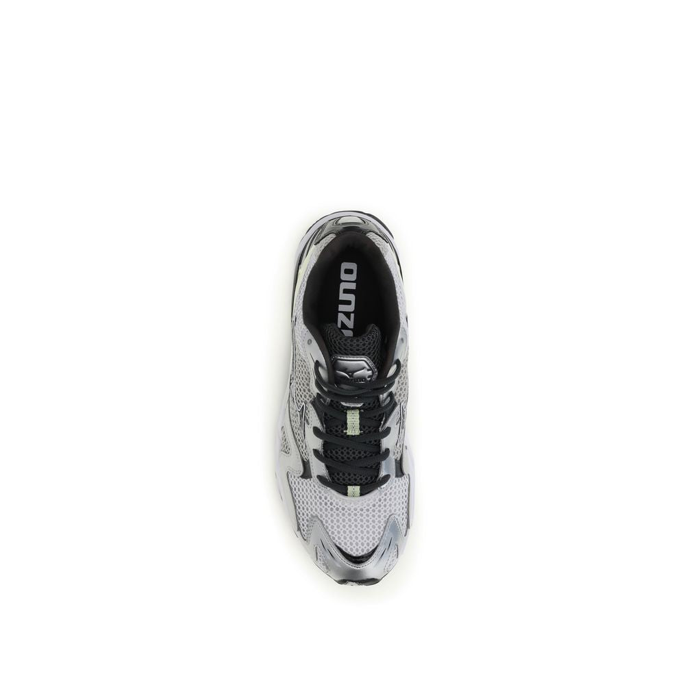 MIZUNO Graue Stoff-Sneaker mit niedrigem Schaft