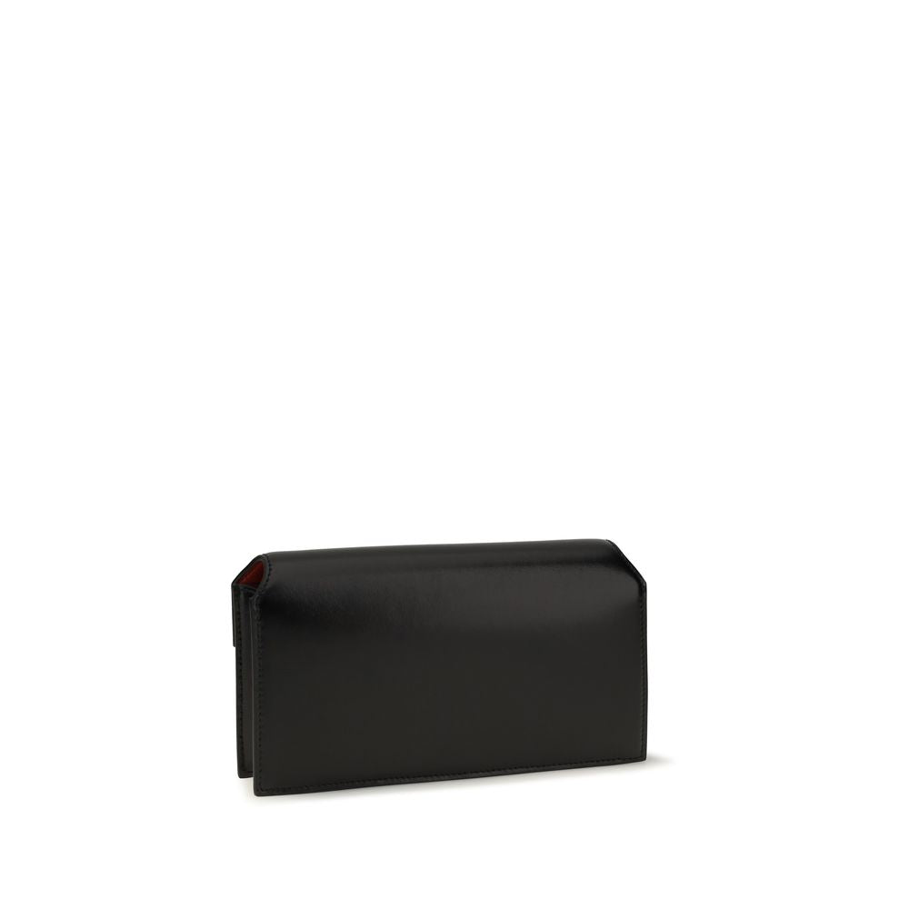 Givenchy Schwarzes Kalbsleder Bos Taurus Portemonnaie