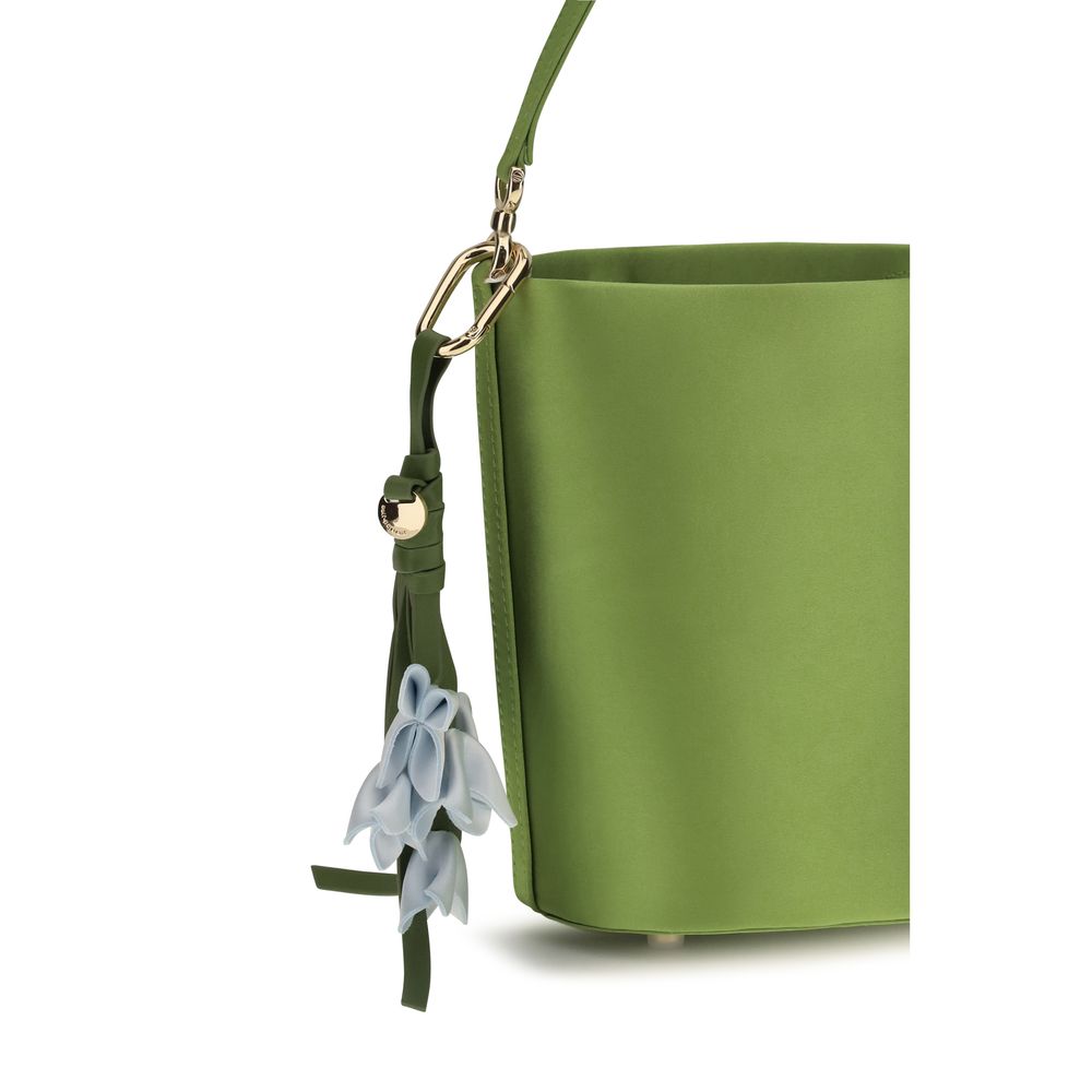 Self-Portrait Zweifarbige Polyester-Bucket Bag