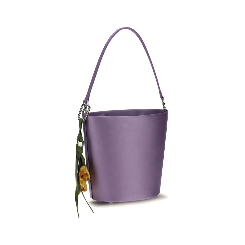 Self-Portrait Violette Bucket Bag aus Polyester