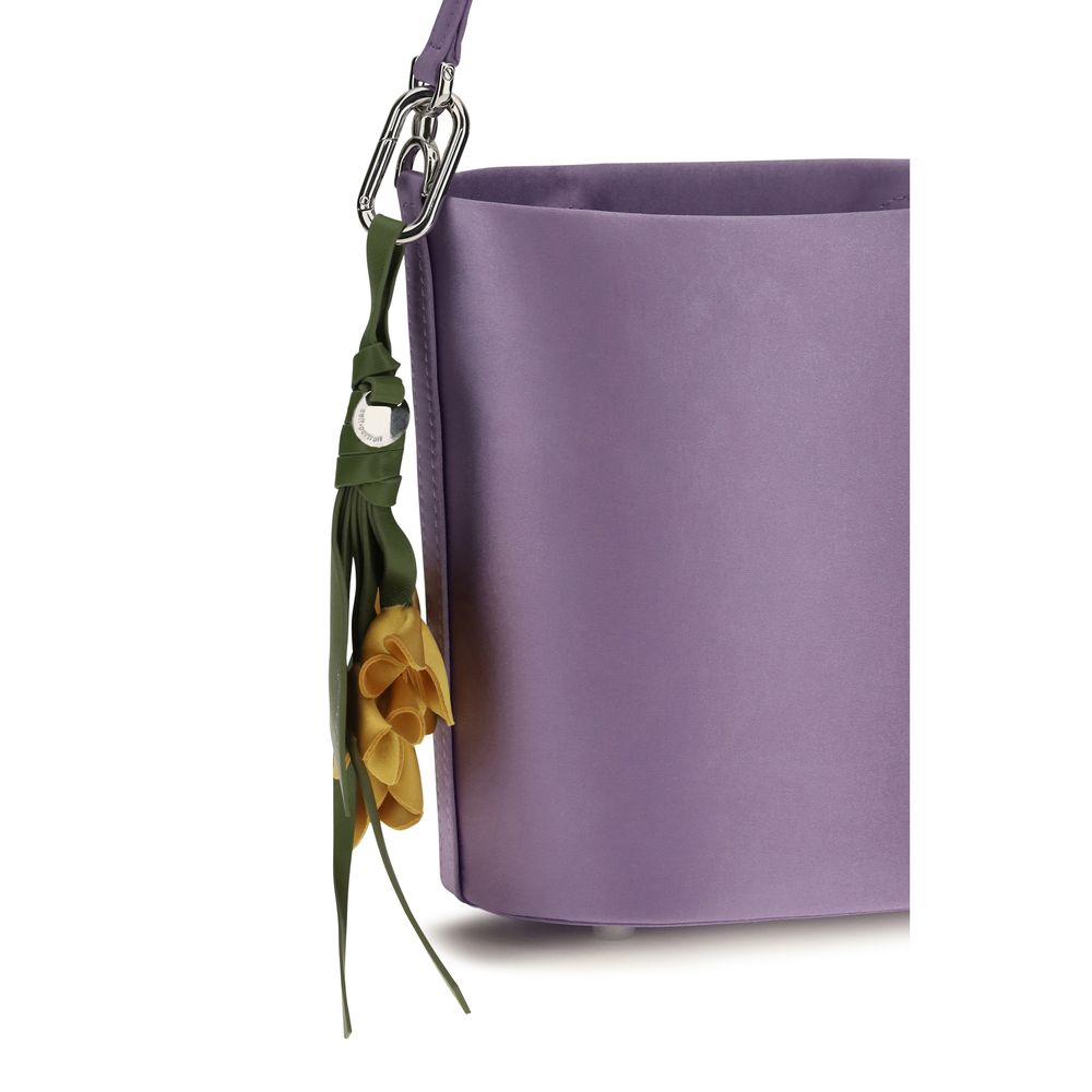 Self-Portrait Violette Bucket Bag aus Polyester