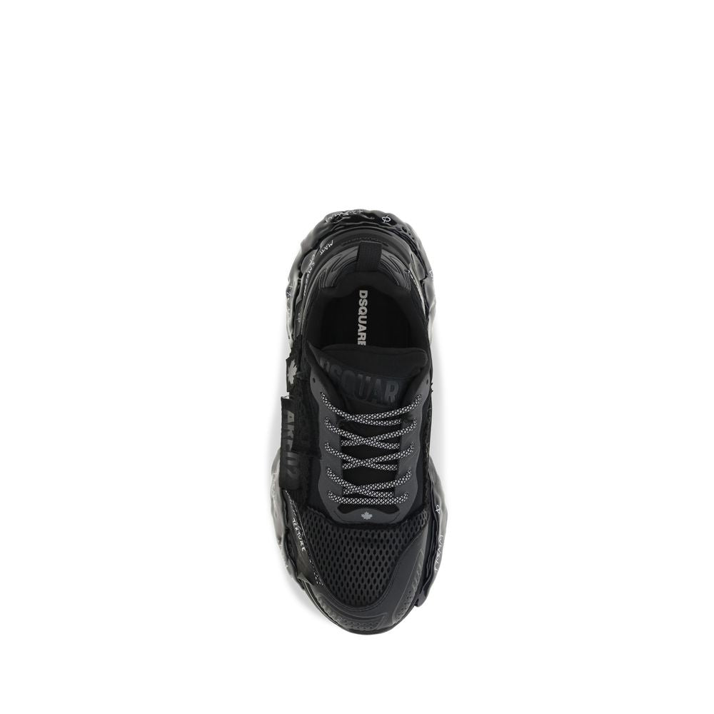 Dsquared² Schwarze Sneaker aus Polyester für sportliche Looks