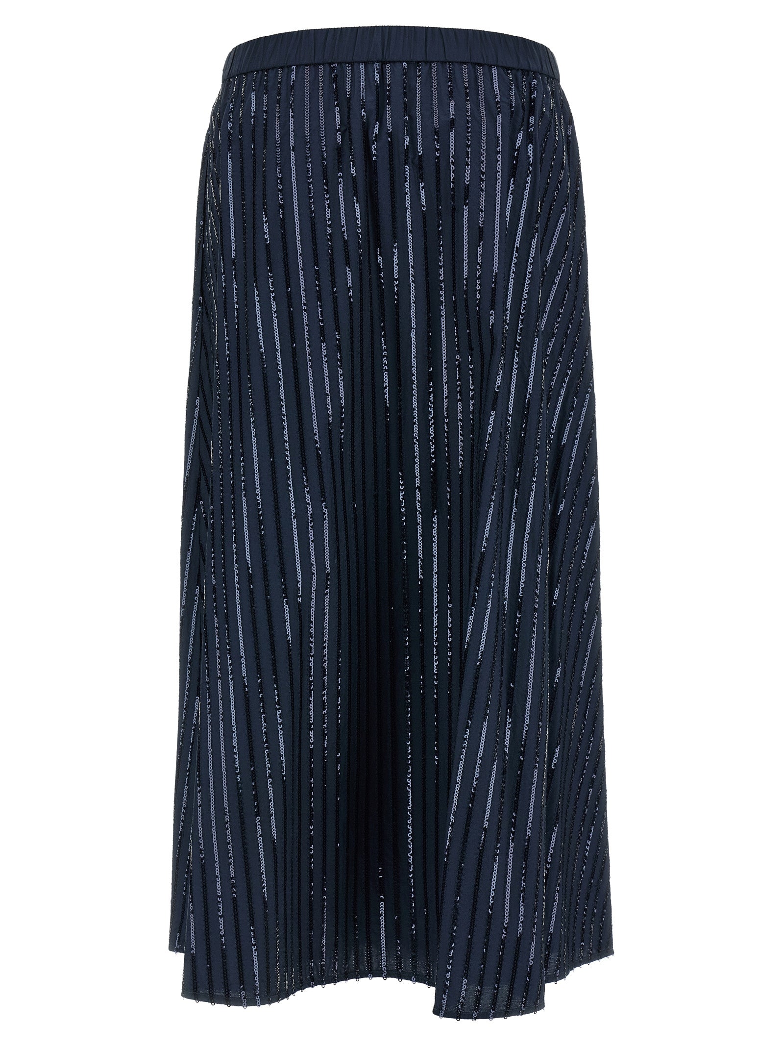 Max Mara Blaue Baumwoll-Minirock