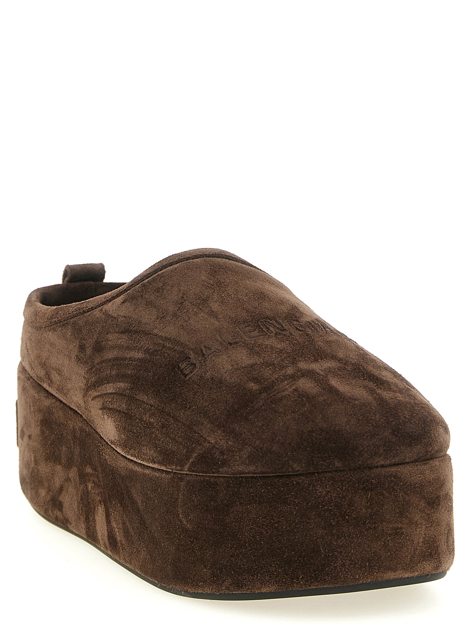Balenciaga Braune Mules aus Kalbsleder