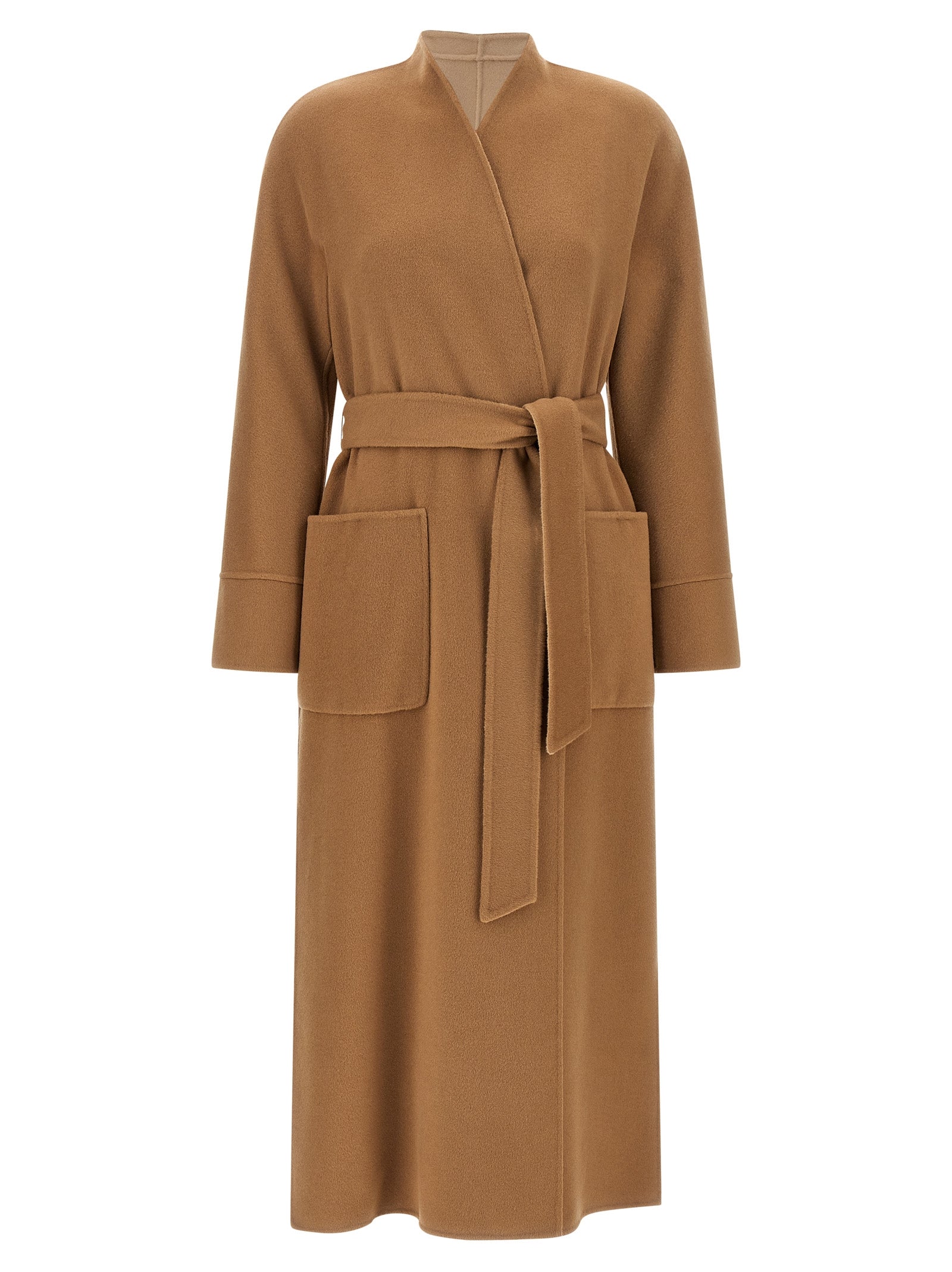 Max Mara Beiger Wollmantel