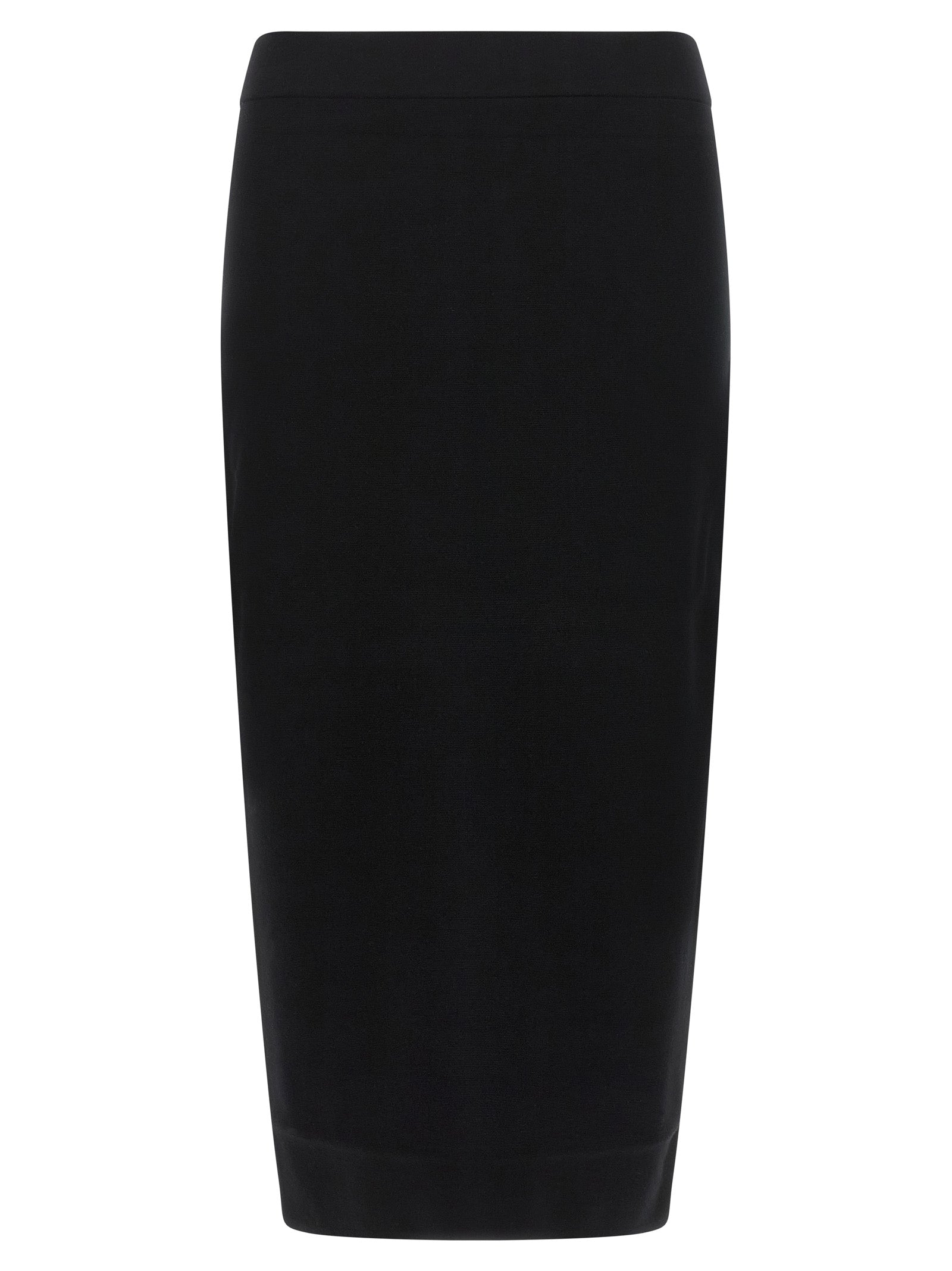 Max Mara Schwarzer Midi-Rock aus Viskose