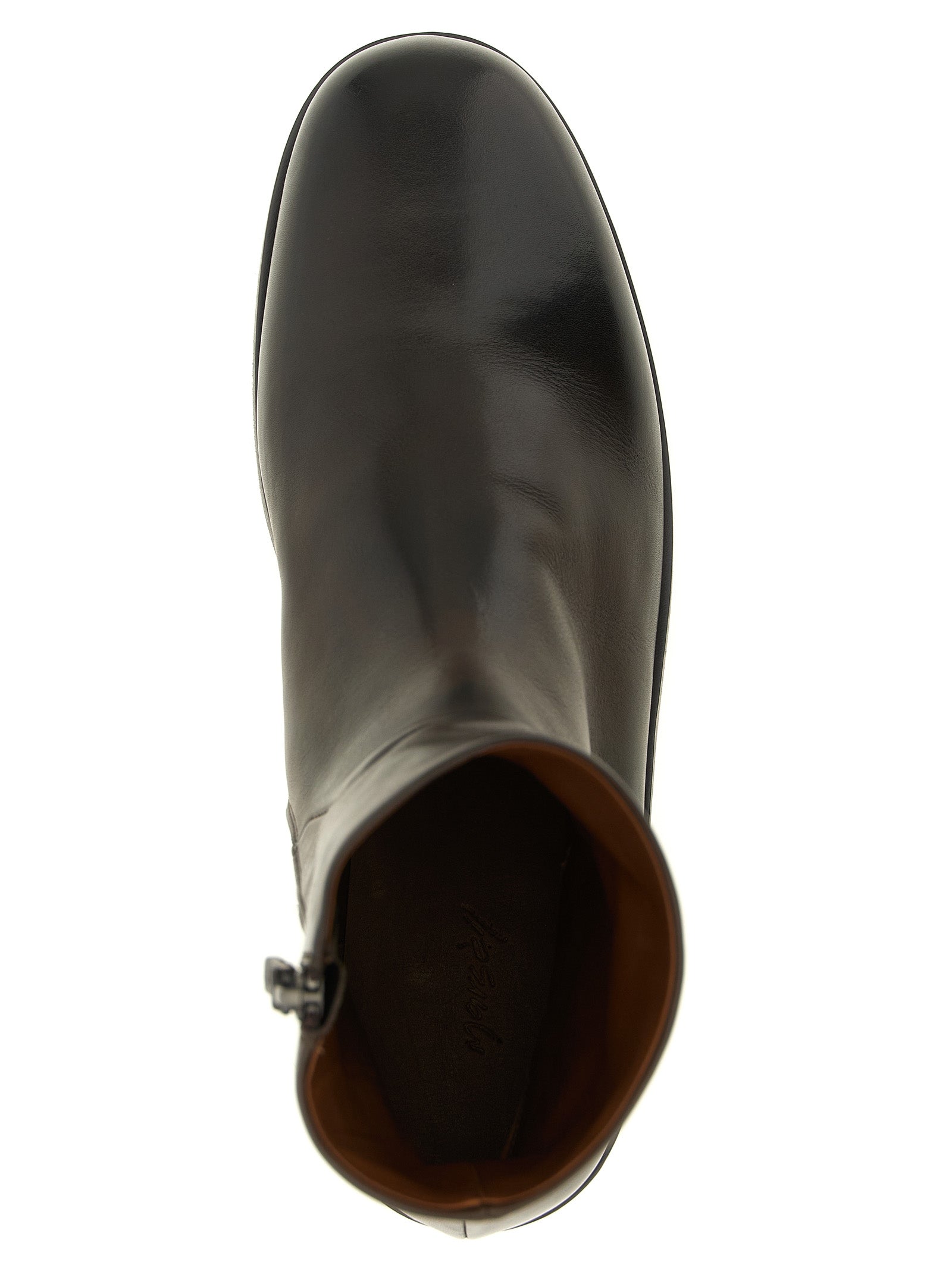 Marsell Ankle Boots aus braunem Kalbsleder