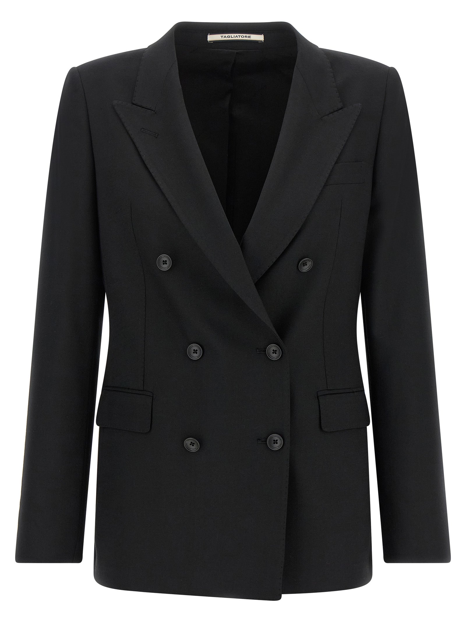 Tagliatore Schwarzer Blazer aus Polyester