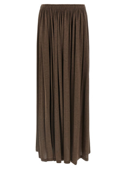 Max Mara Brauner Lyocell-Minirock
