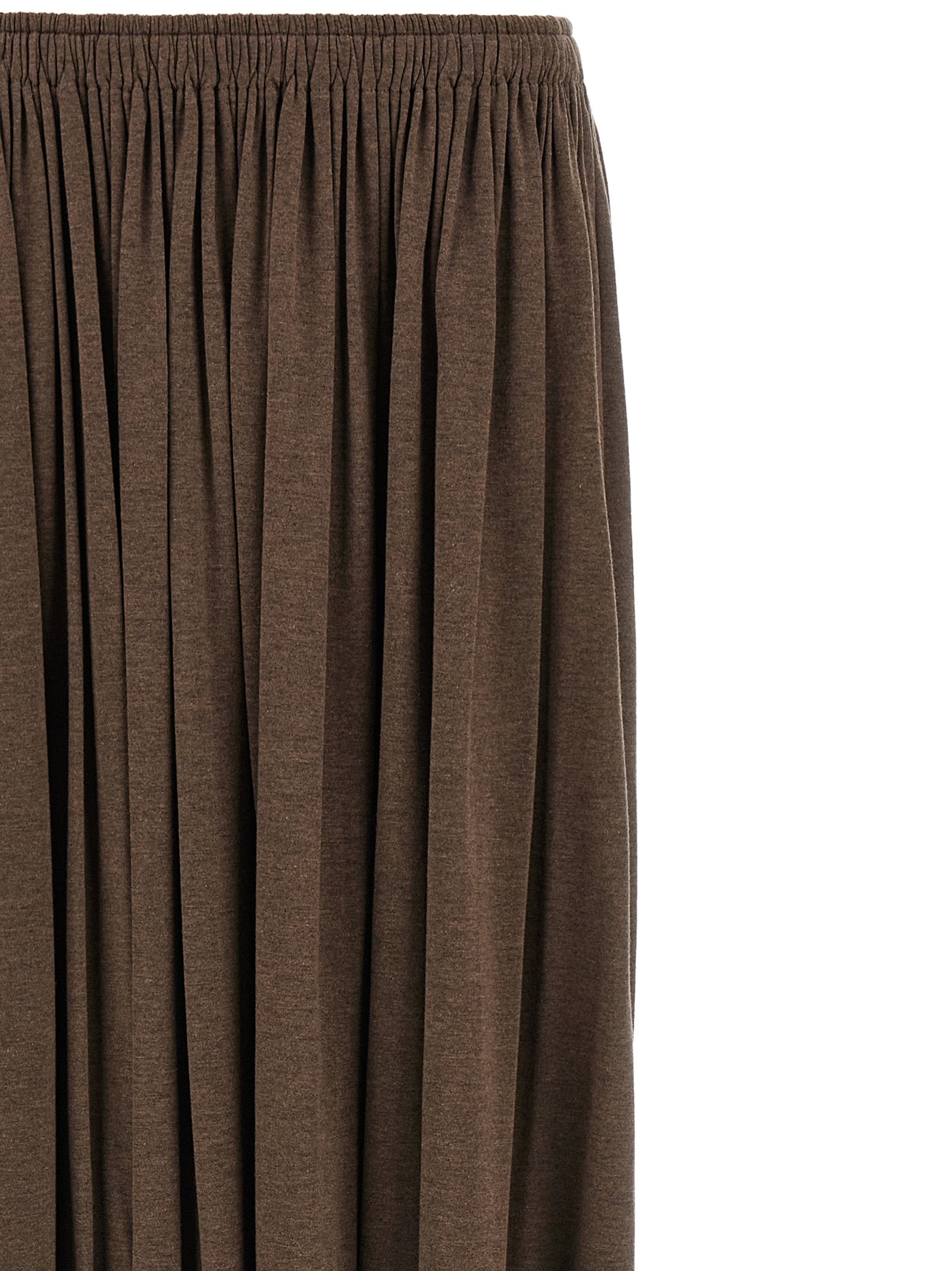 Max Mara Brauner Lyocell-Minirock