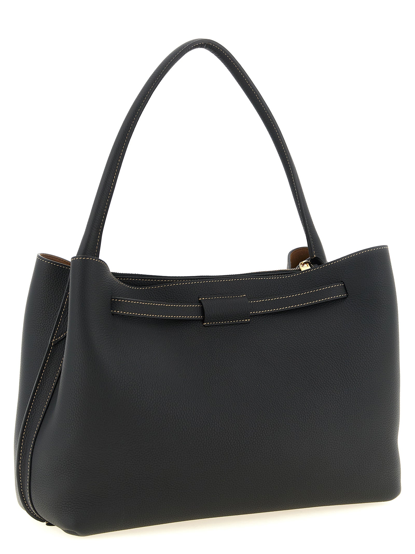 Tod's Schwarze Kalbsleder-Handtasche