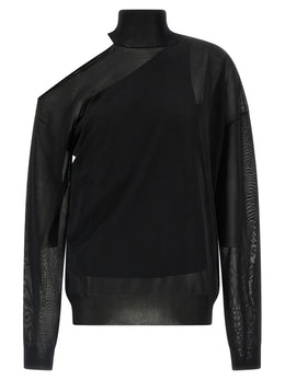 Fendi Schwarzer Cardigan aus Viskose