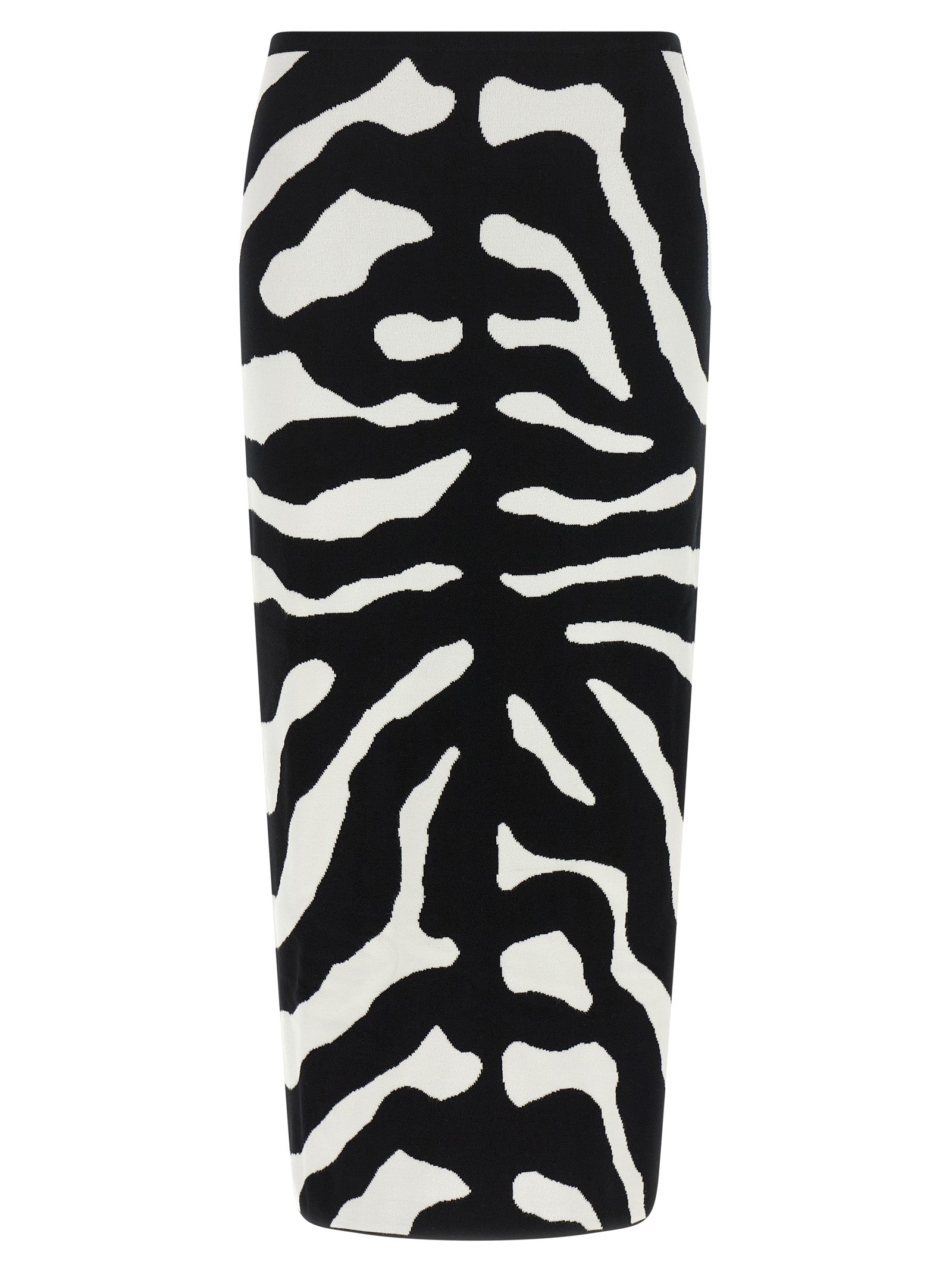 Moschino Zweifarbiger Midirock aus Viskose