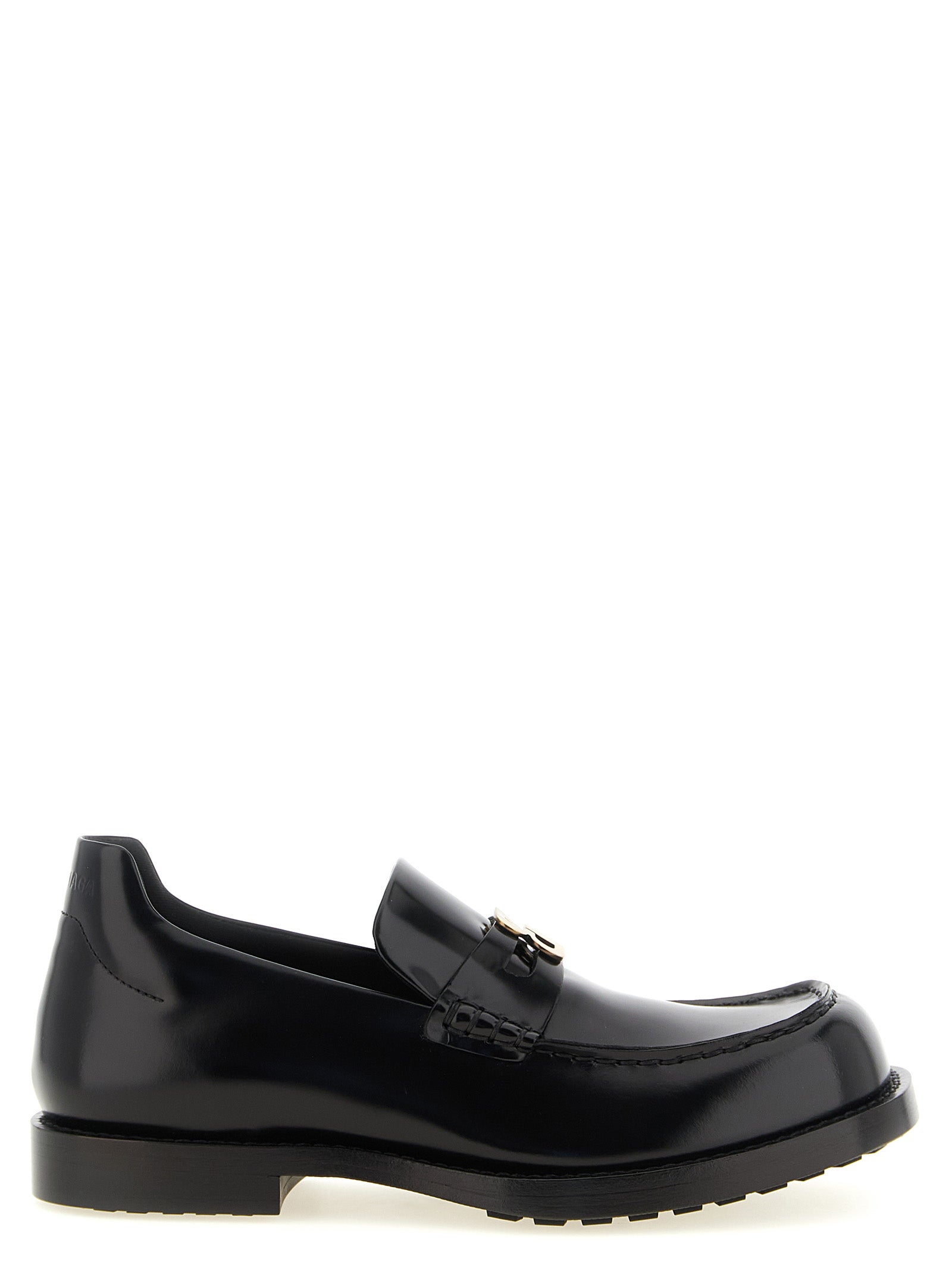 Balenciaga Schwarze Loafer aus Kalbsleder zum Hineinschlüpfen