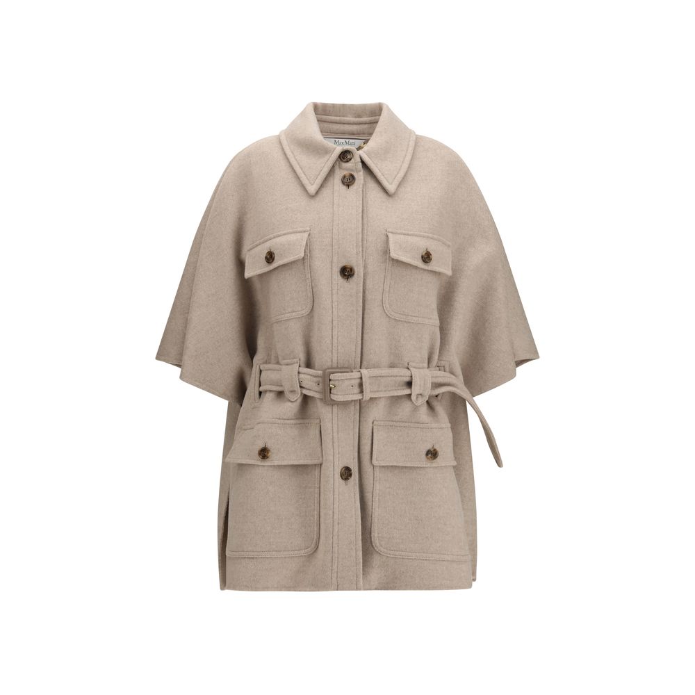 Max Mara Beiger Kaschmir-Mantel