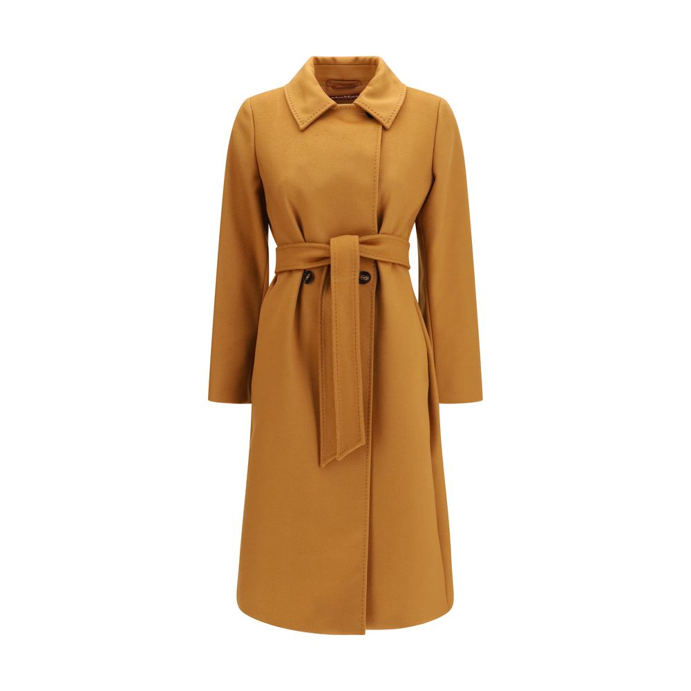 Max Mara Beige Wollmantel Oves Aries