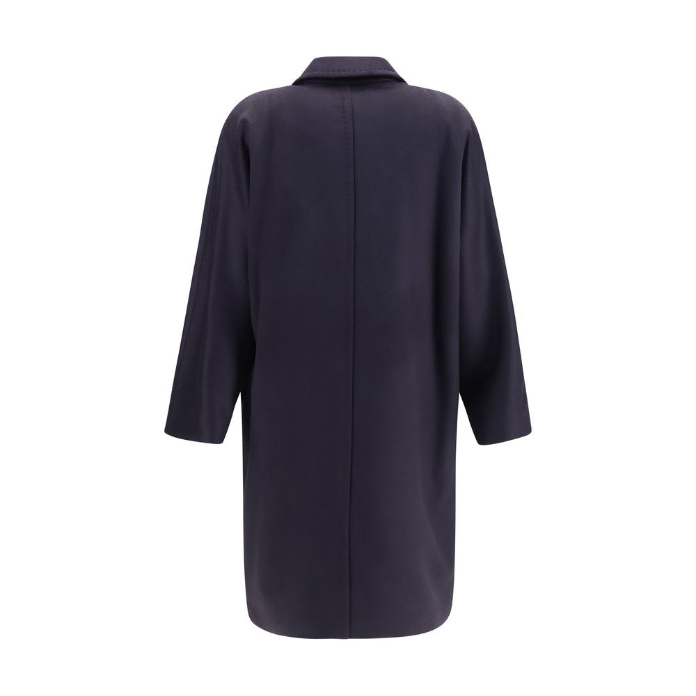 Max Mara Blauer Wollmantel Oves Aries