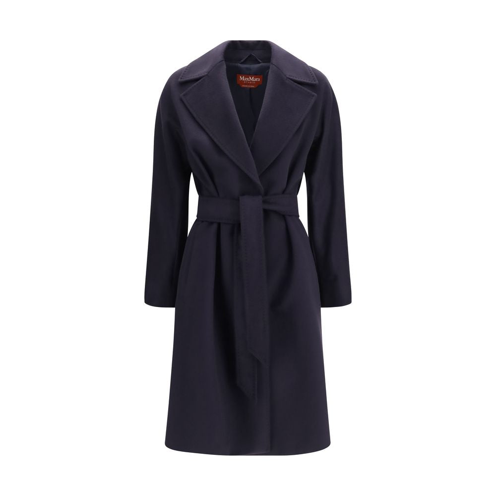Max Mara Blauer Wollmantel Oves Aries