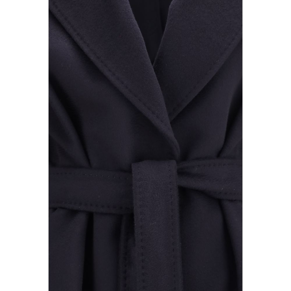 Max Mara Blauer Wollmantel Oves Aries