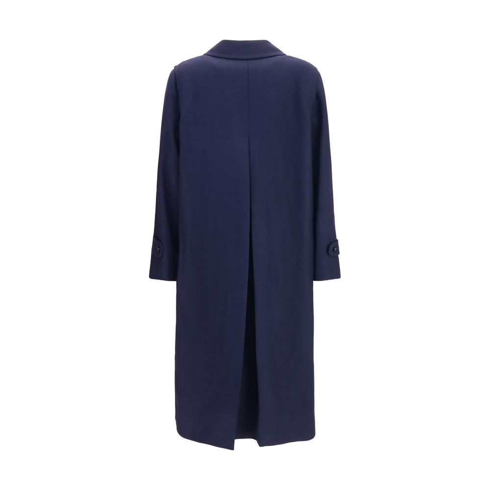 Blazé Milano Blauer Wollmantel Oves Aries