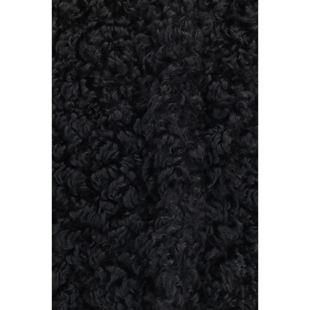 Kristina Ti Schwarzer Polyester-Mantel