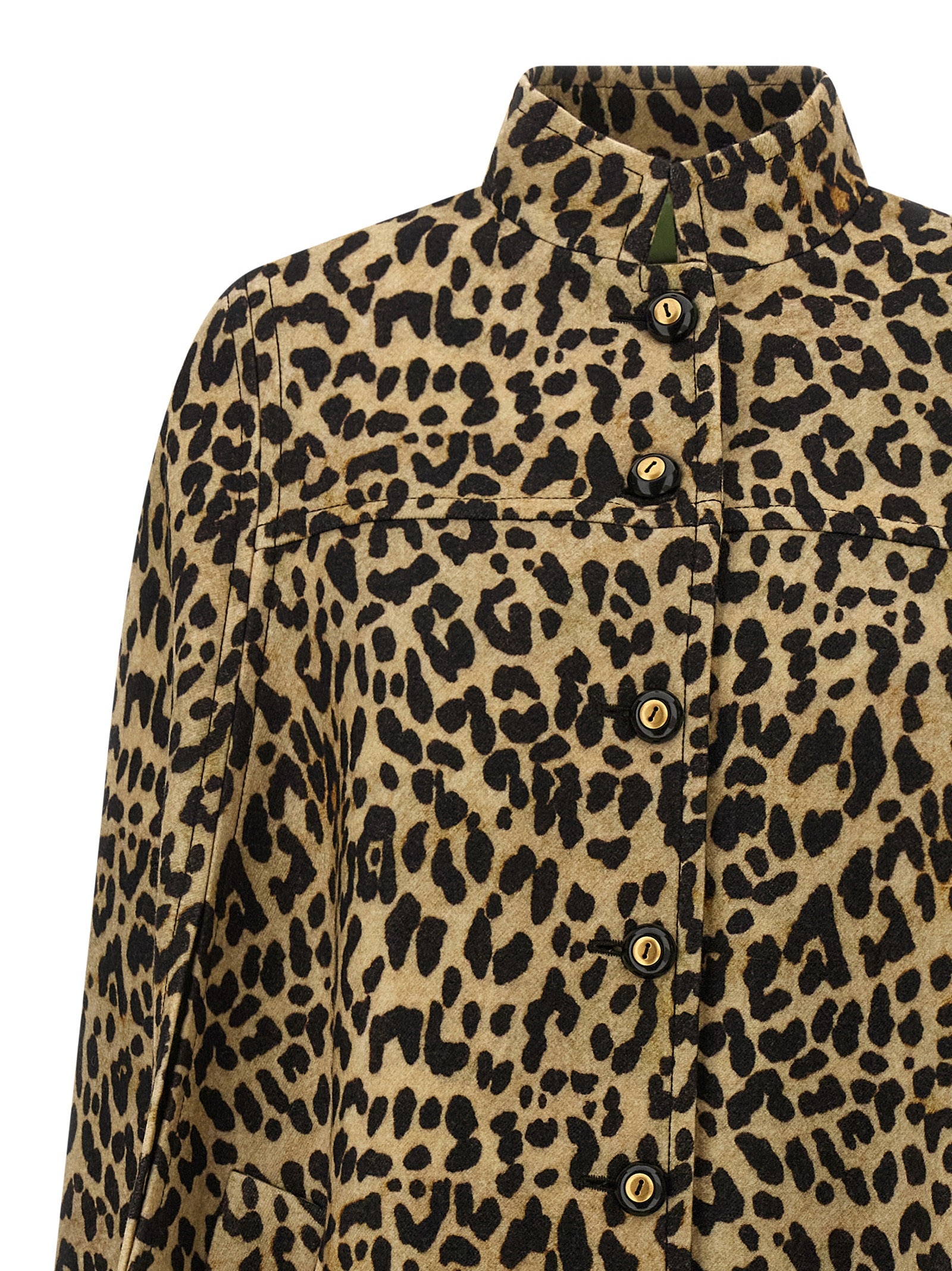 Valentino Garavani Brauner Wollmantel
