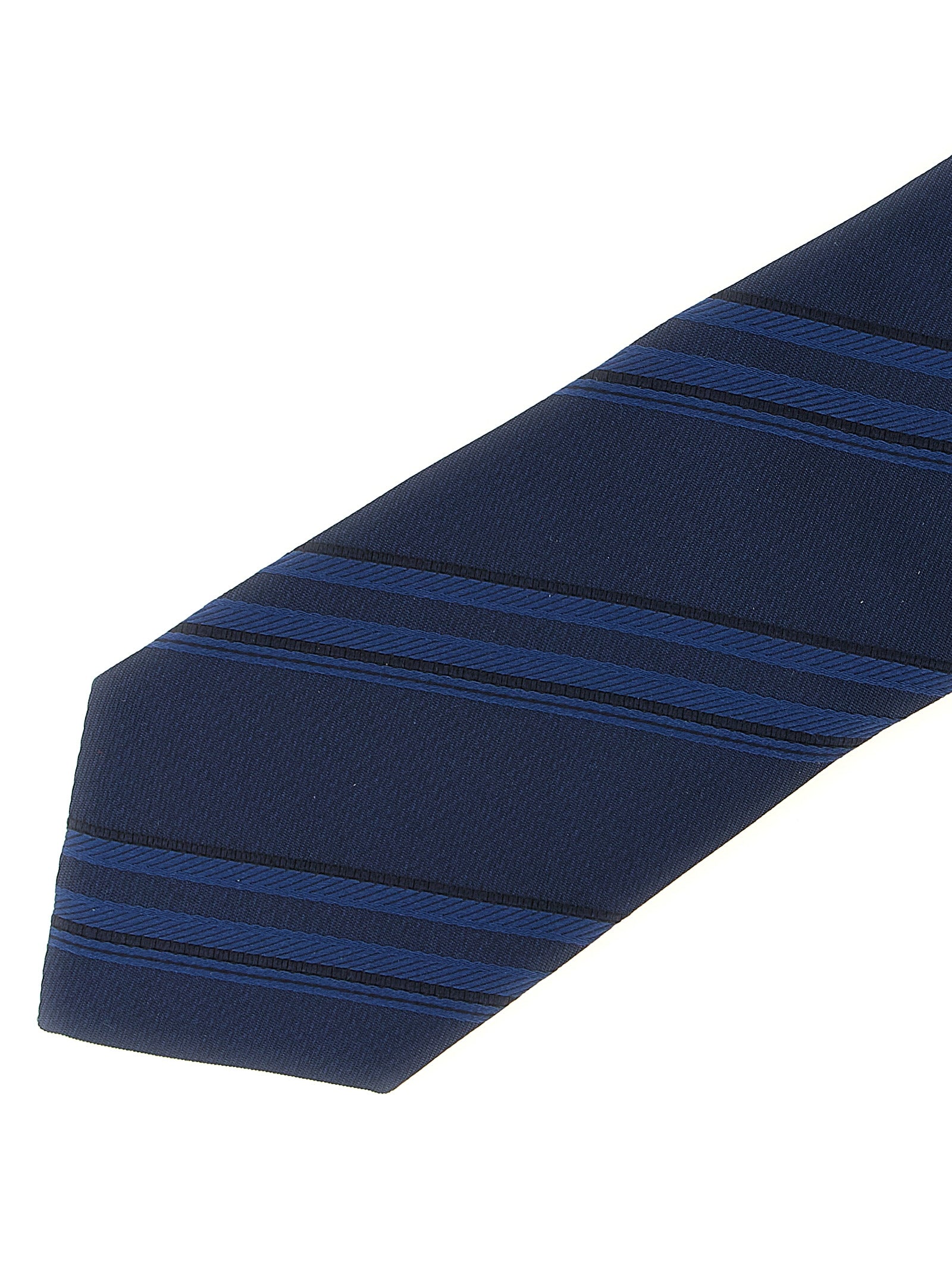 Brunello Cucinelli Blaue Seidenkrawatte