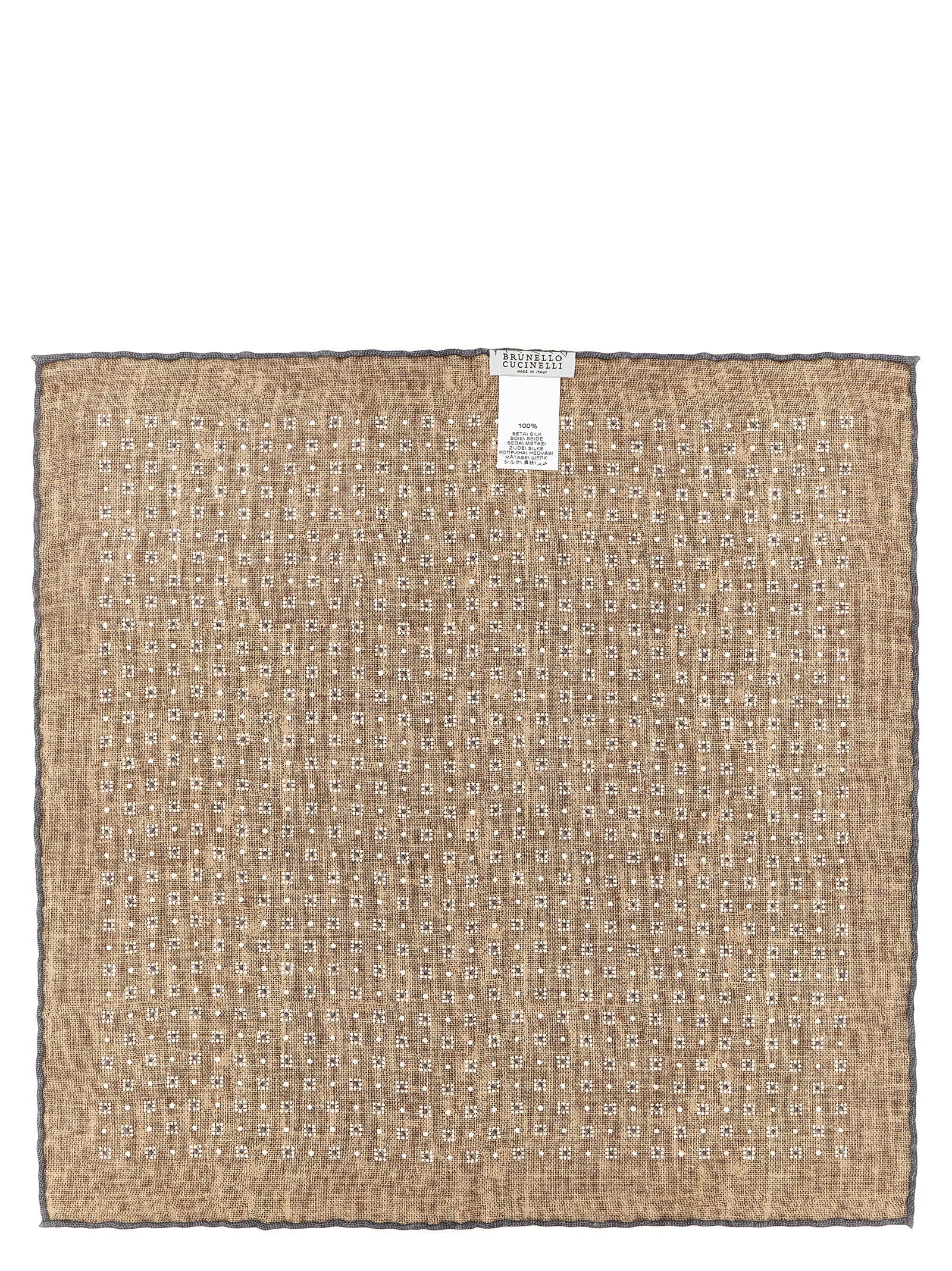 Brunello Cucinelli Graue Seidenaccessoires