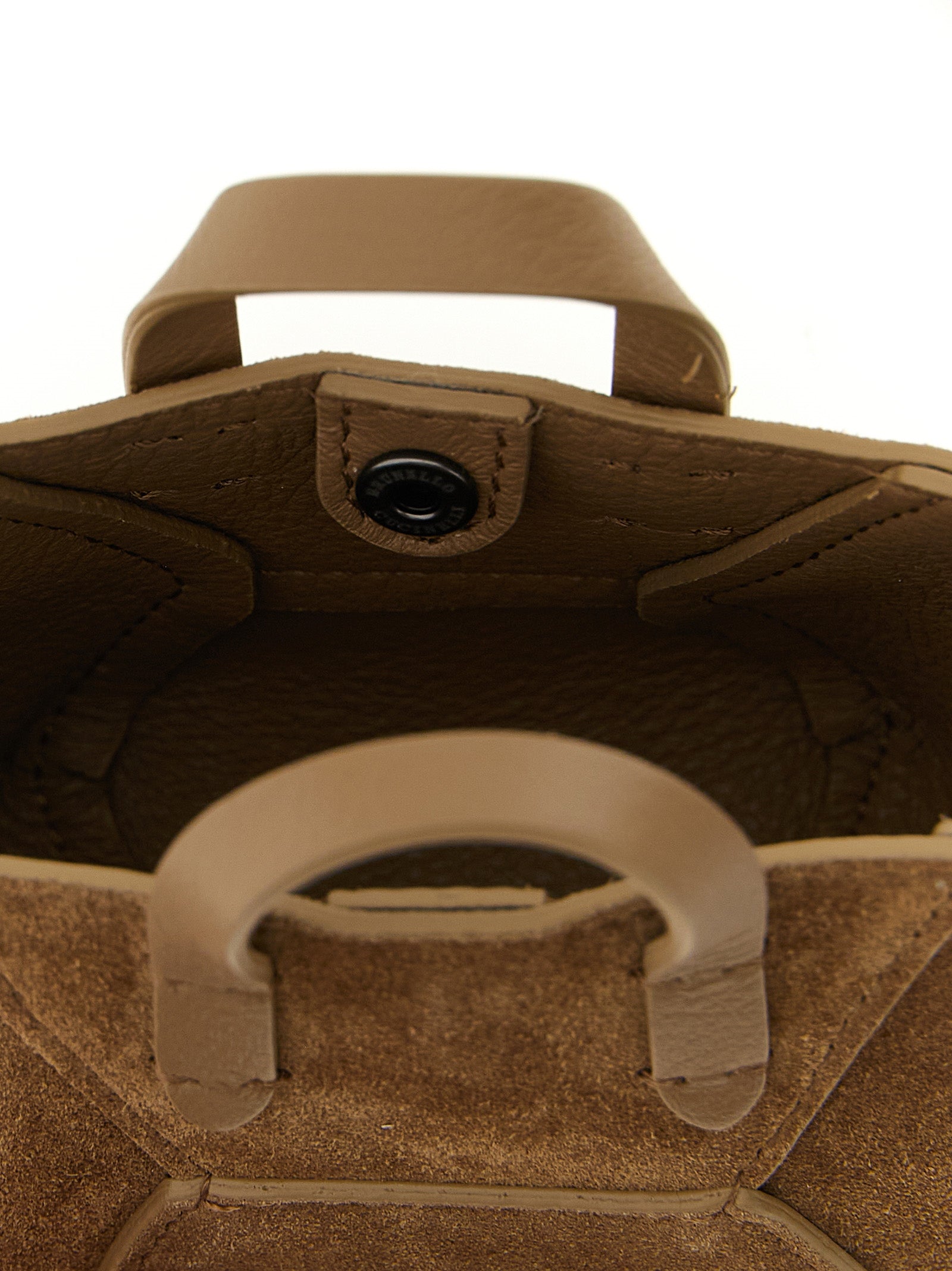 Brunello Cucinelli Accessoires aus braunem Kalbsleder