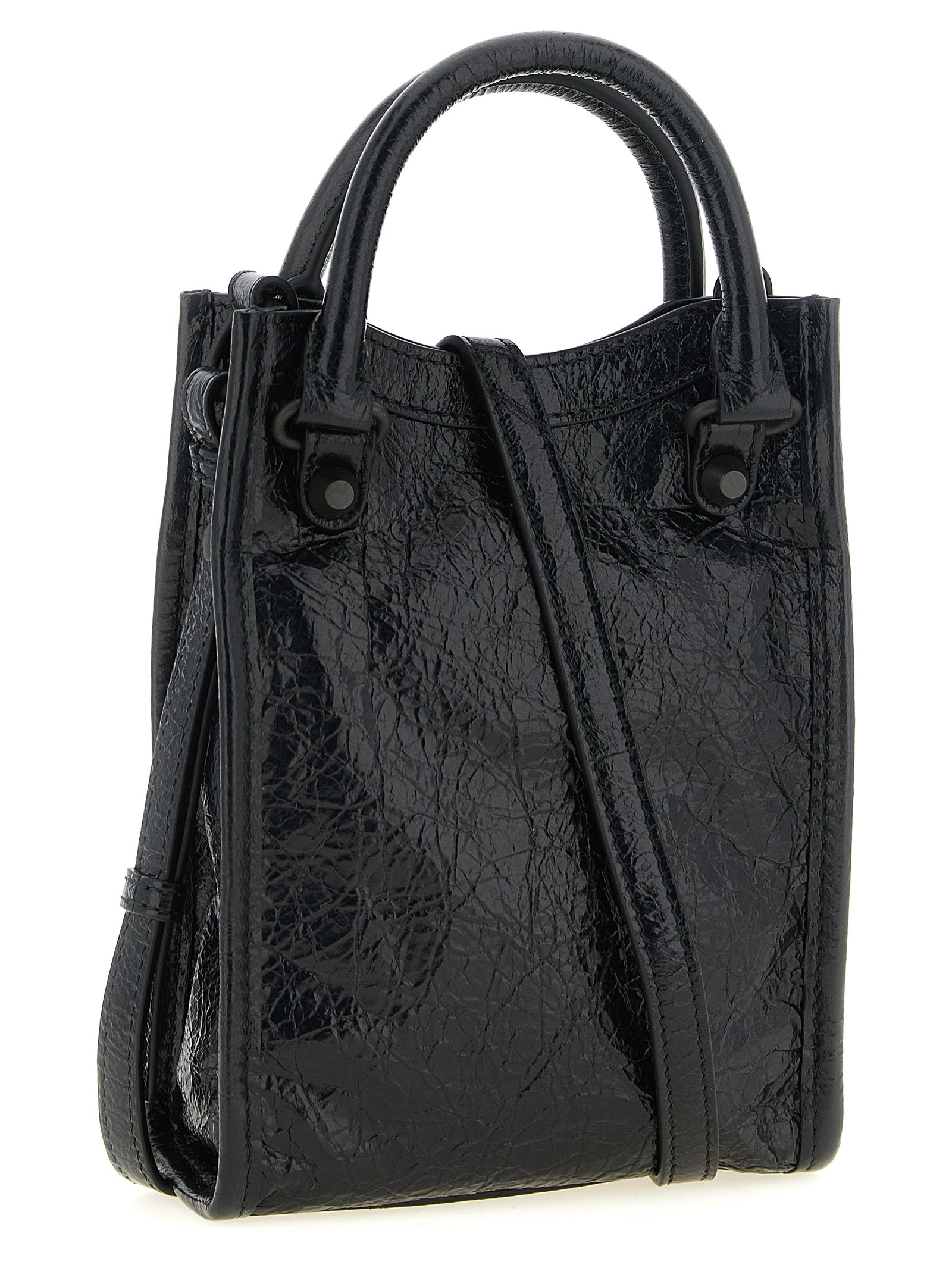 Balenciaga Accessoires aus schwarzem Lammleder