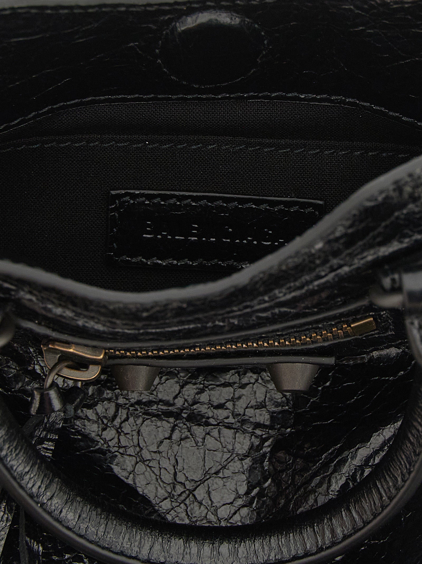 Balenciaga Accessoires aus schwarzem Lammleder