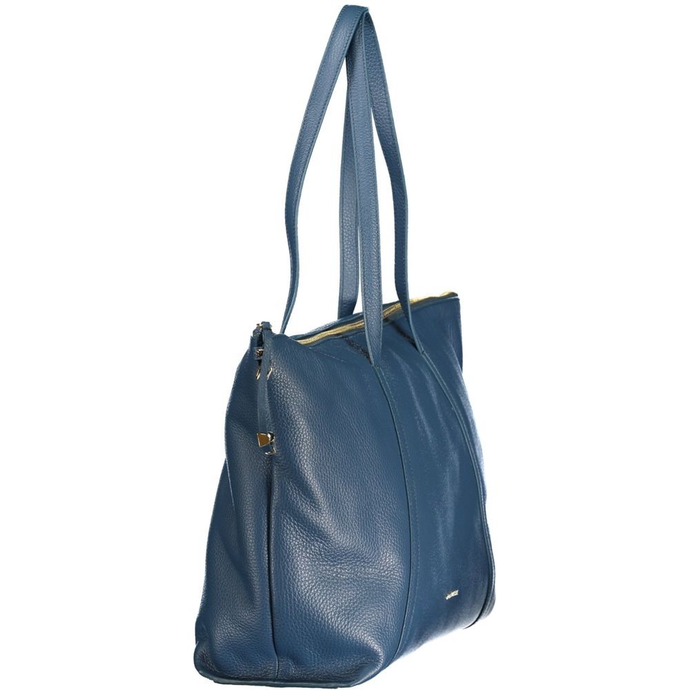 Coccinelle Damenhandtasche aus blauem Leder