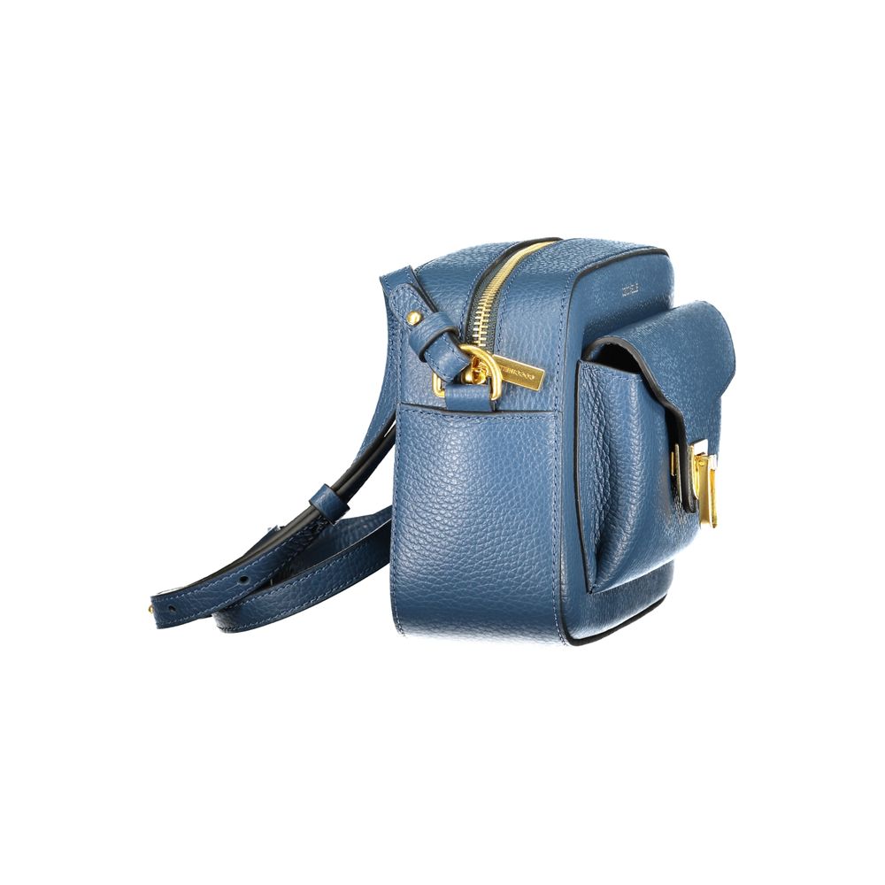 Coccinelle Blaue Leder Damentasche