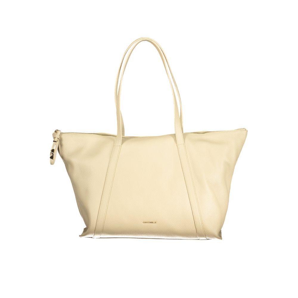 Coccinelle Beige Leder Damentasche