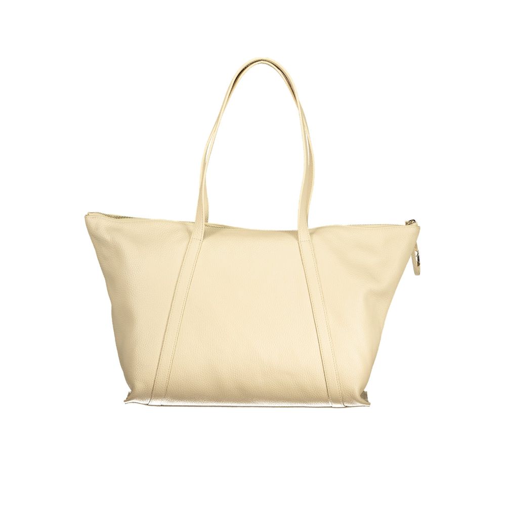 Coccinelle Beige Leder Damentasche