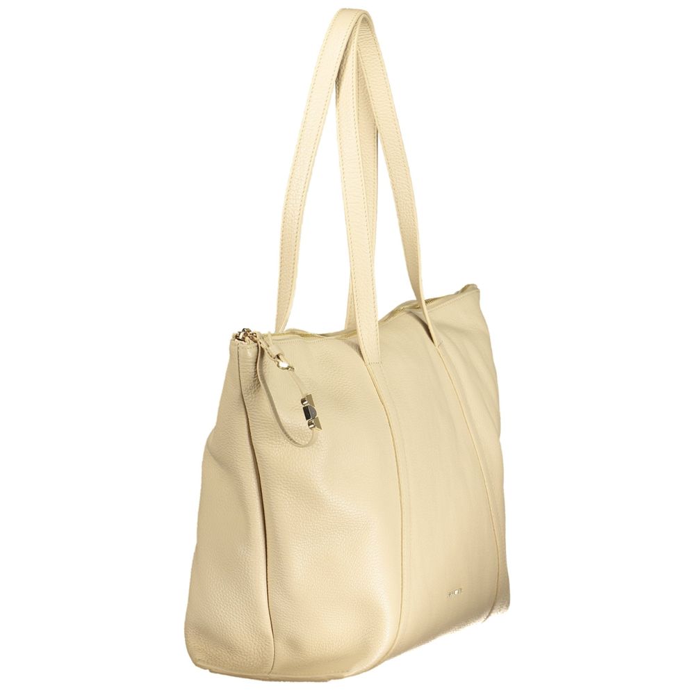 Coccinelle Beige Leder Damentasche