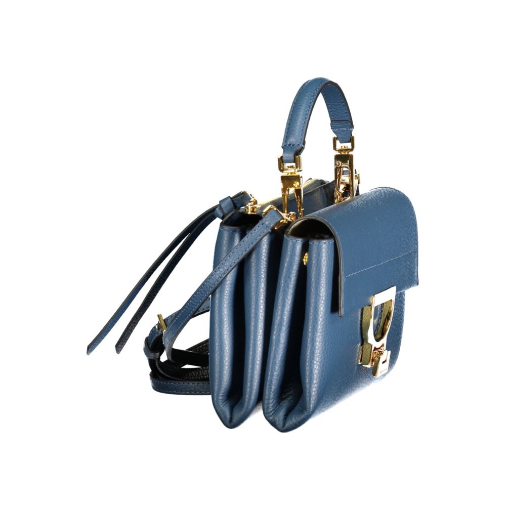 Coccinelle Damenhandtasche aus blauem Leder