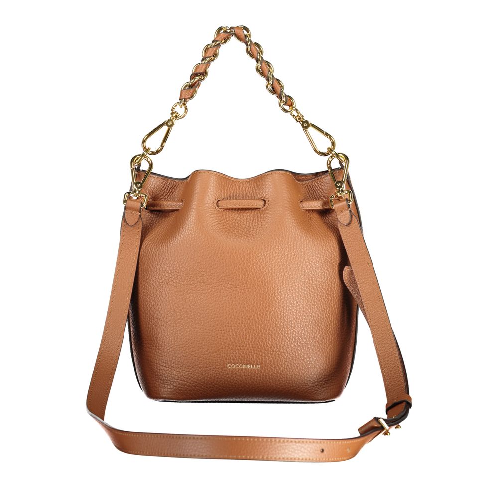 Coccinelle Braune Leder Damentasche