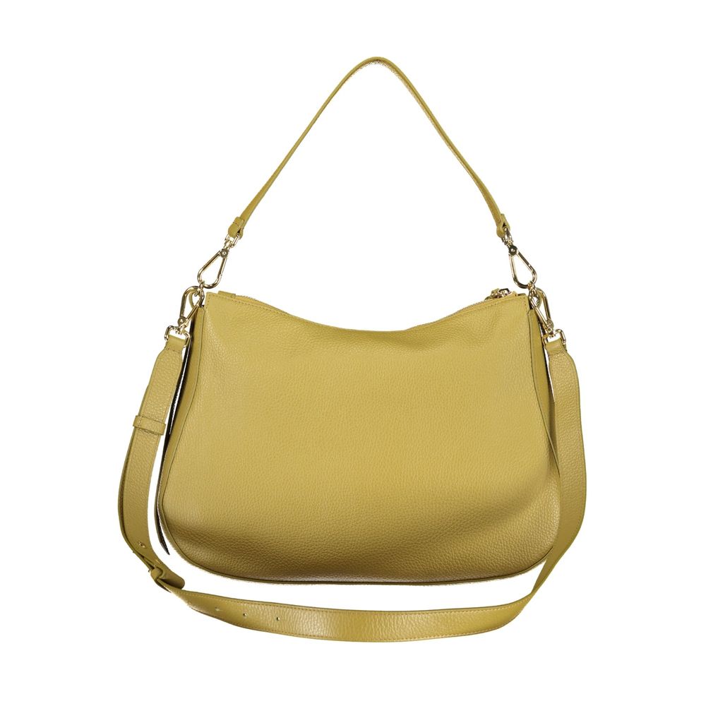 Coccinelle Verde Leder Damentasche mit verstellbarem Riemen