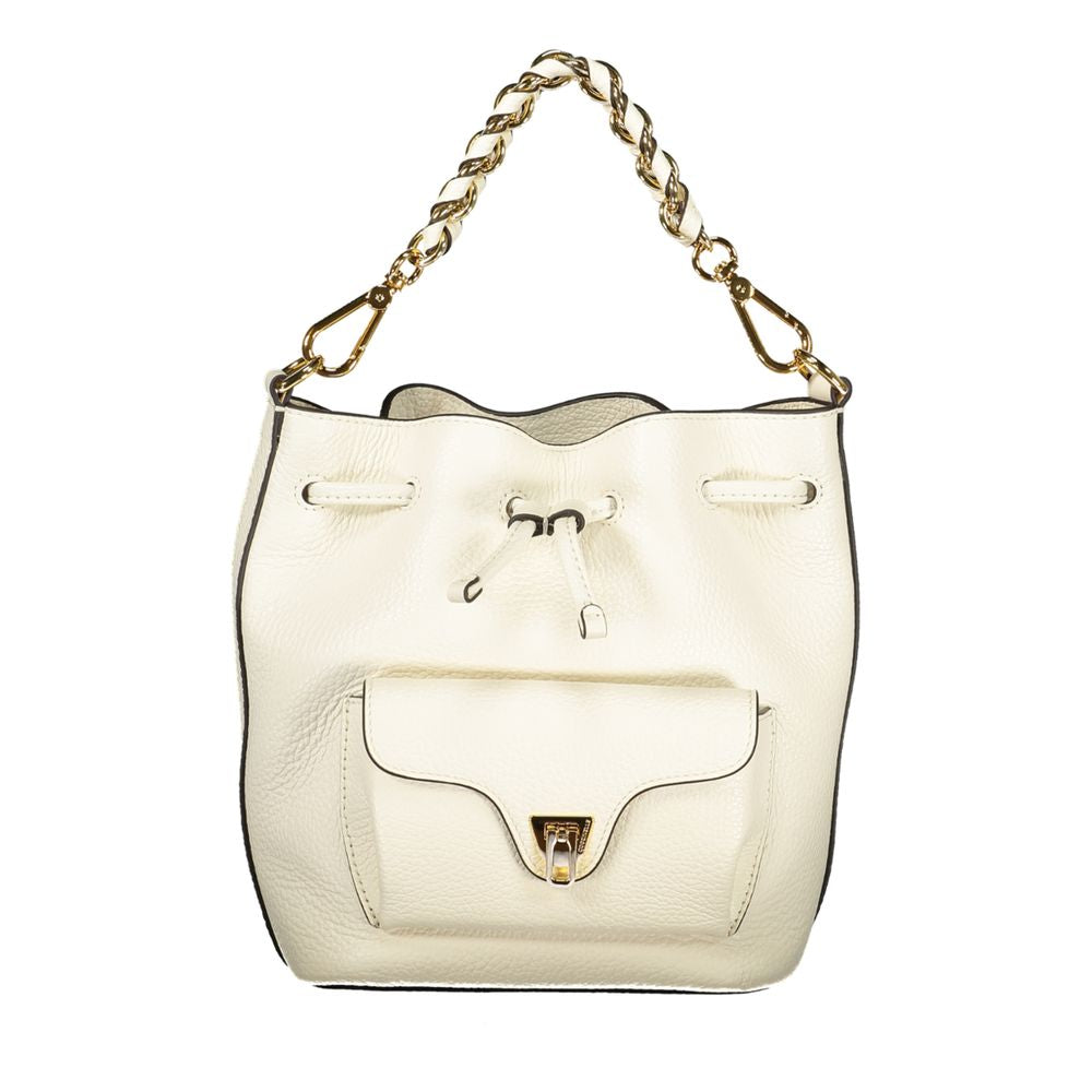 Coccinelle Weiße Ledertasche